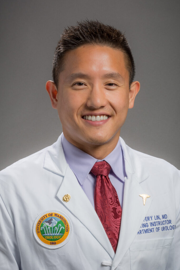 Headshot of Dr. Lin in white coat