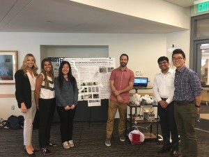 Research resident Tony Chen, MD (far right) and members of the bladder irrigation health innovation symposium team