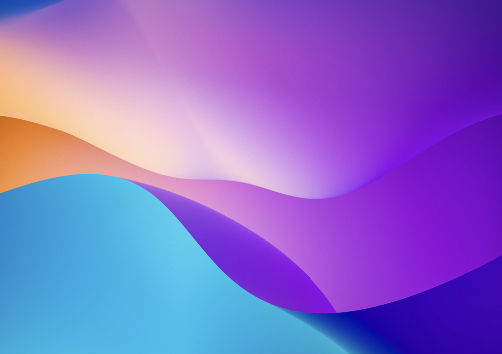 Abstract wave of colors