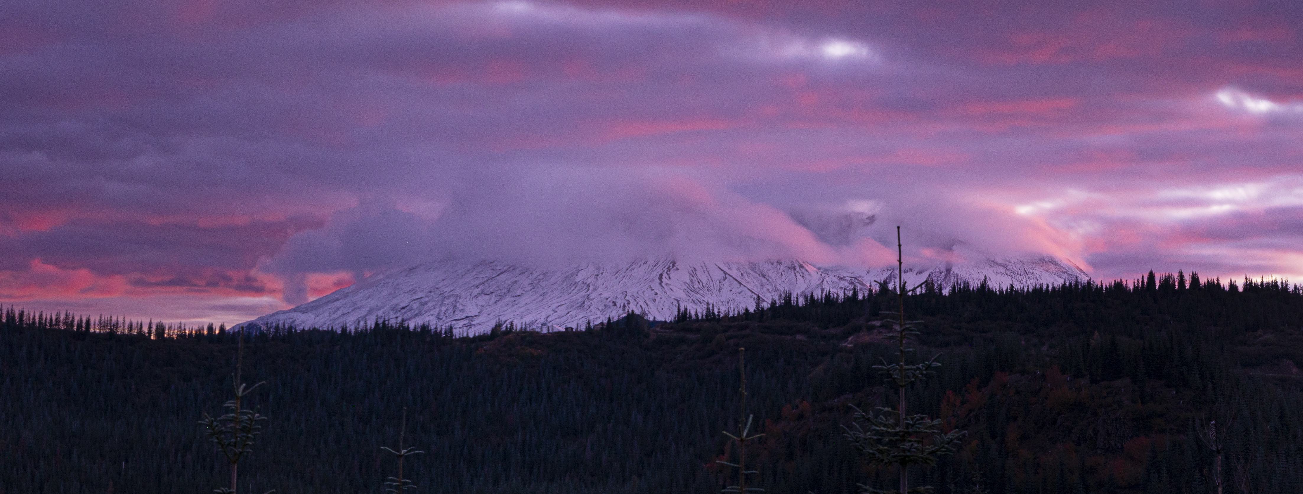 Mount Tahoma at sunrise