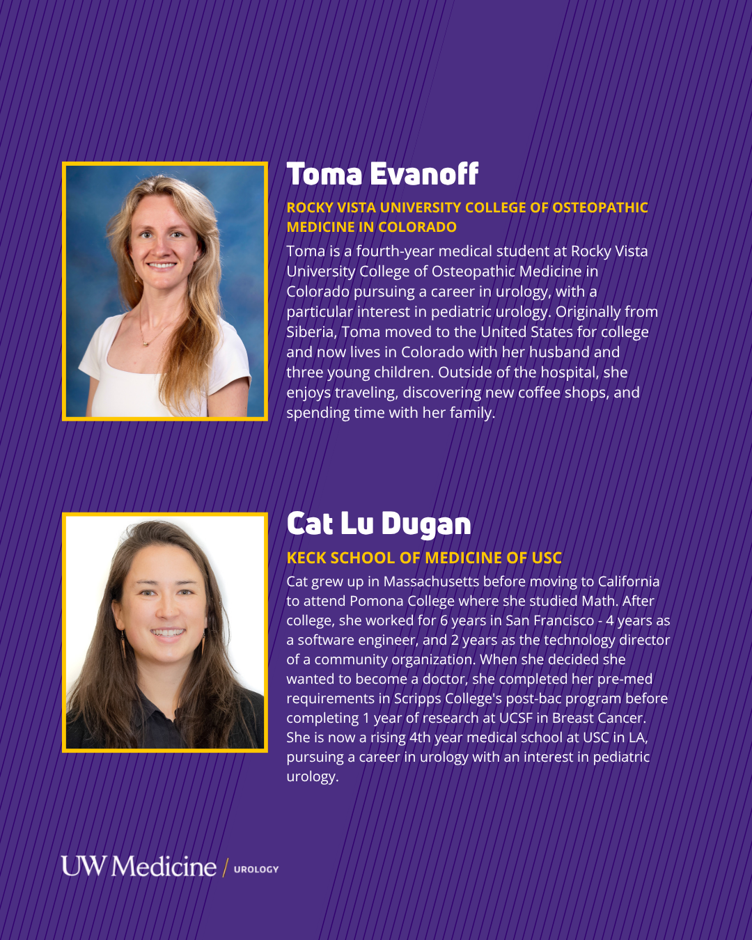 New Sub Interns: Toma Evanoff, Cat Lu Dugan